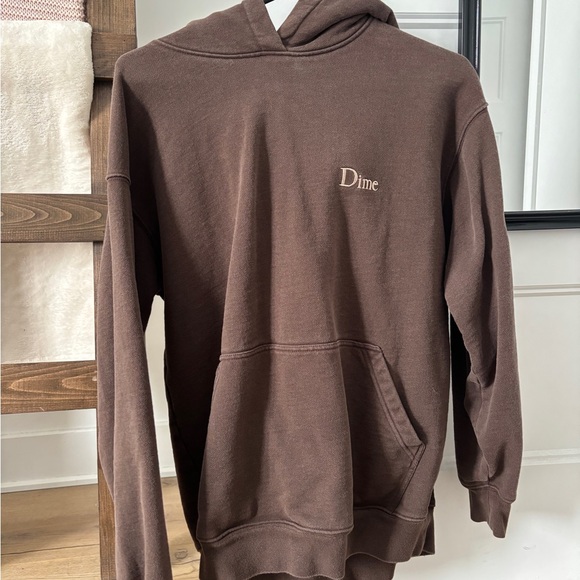 Dime Other - Brown Dime Hoodie for Men or women
